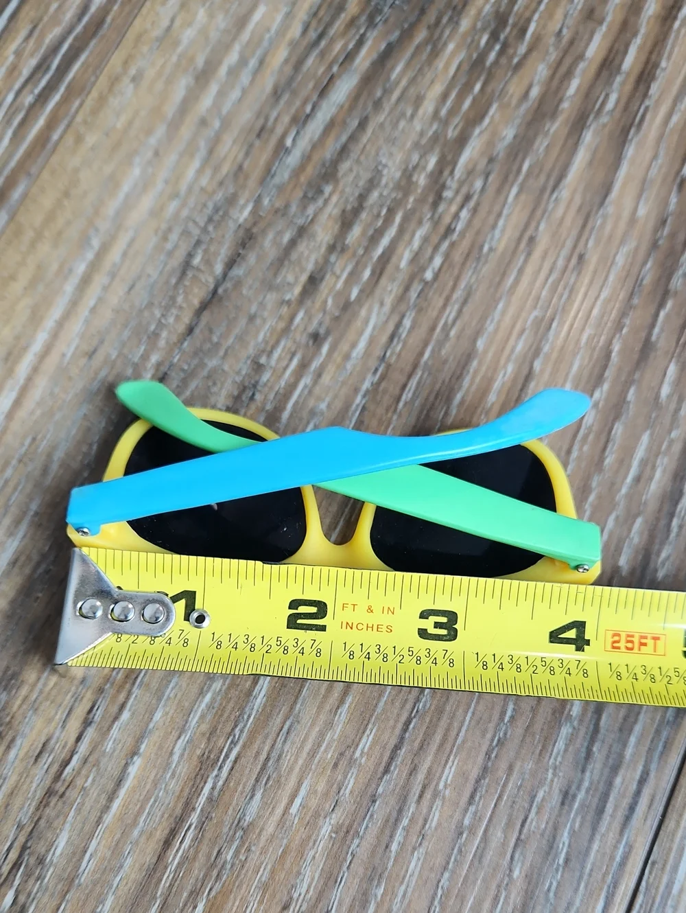 Vintage Kids Sunglasses Yellow Blue Green